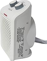 Vista 3 de Comfort Glow EFH1518 Calentador eléctrico de ventilador, color blanco