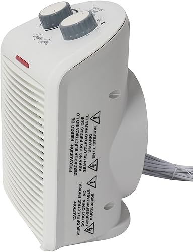 Miniatura 3 de Comfort Glow EFH1518 Calentador eléctrico de ventilador, color blanco