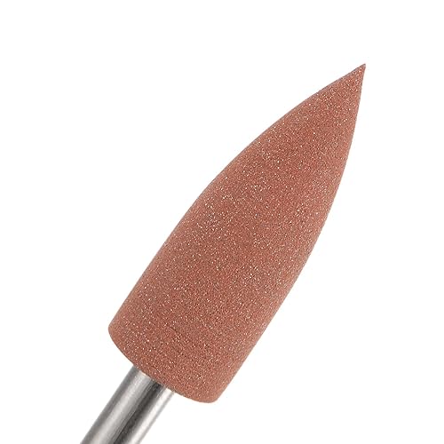 Miniatura 24 de uxcell 5 piezas de goma de silicona muelas de pulido 600 granos 0.236 in diámetro cabeza de pulido puntiaguda para herramienta rotativa eléctrica