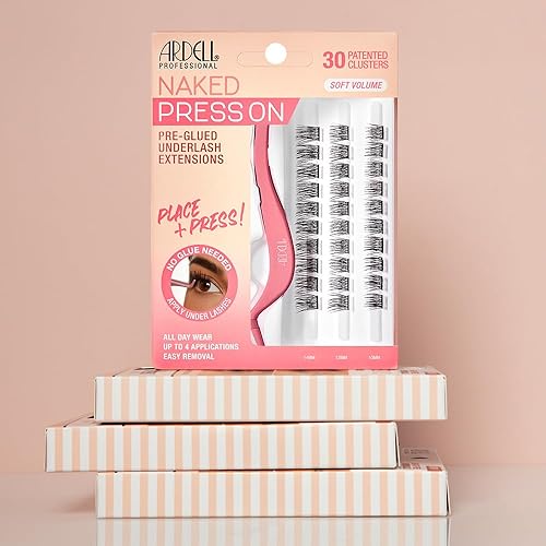 Miniatura 5 de Ardell Extensiones de pestañas postizas prepegadas a presión Naked - Volumen suave