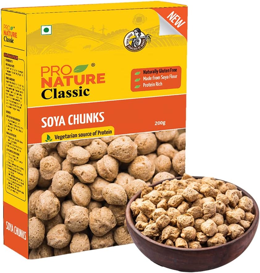 Pro Nature Classic Soya Chunks 200 gm Box