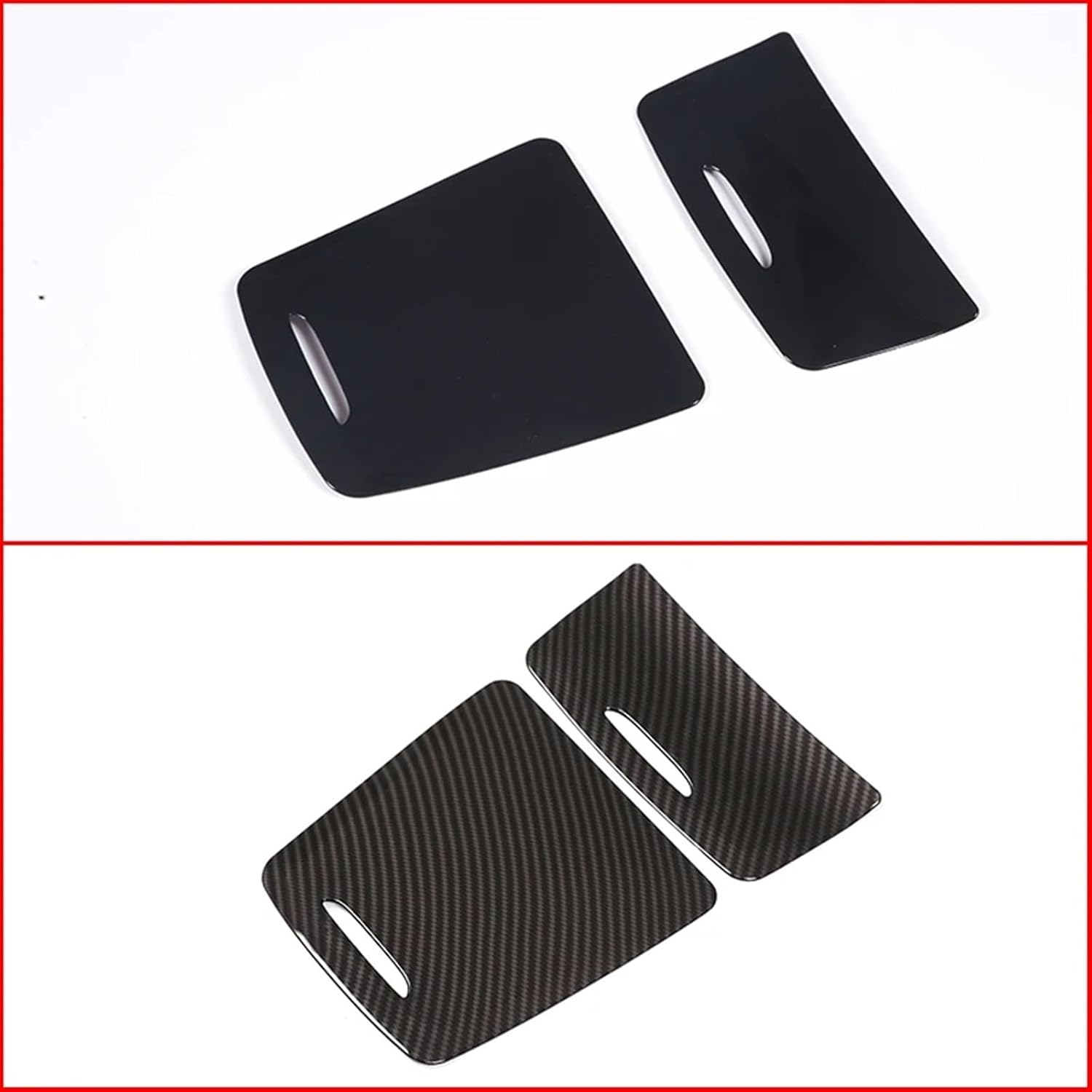 for mercedess benzs CLA GLA A Class W117 W176 A180 14-17 Car Center Storage Box Panel Trim Ashtray Cover Stickers ABS Accessories(Piano Black)