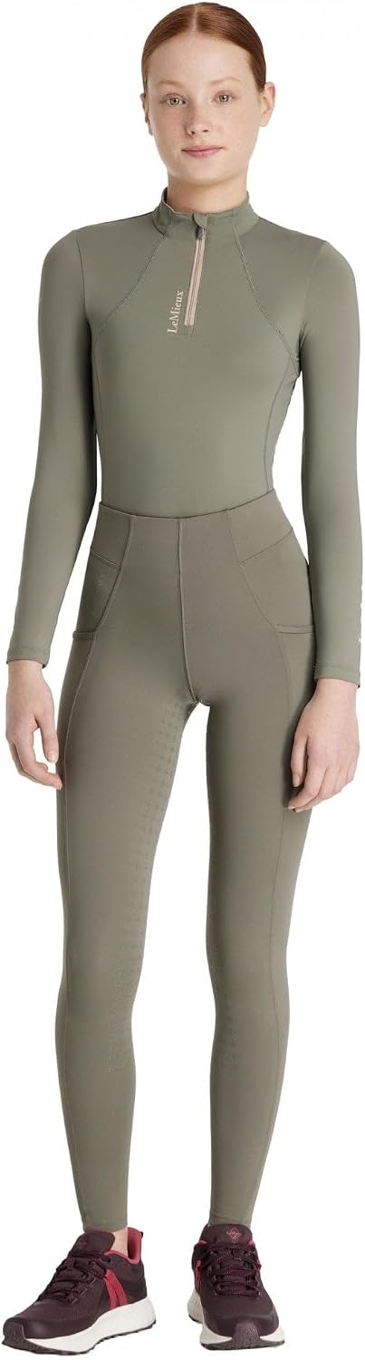 LeMieux Young Rider Orla Pull Ons - Supportive Elasticated Waistband - Full Seat Silicone Grip