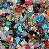 WISTART Natural Gemstone Beads Irregular Chips Stone Beads 5-8mm About 450pcs Crystal Loose Rocks Be