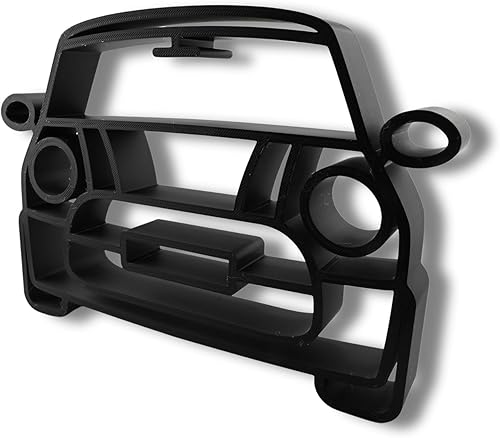 Miniatura 4 de Escultura clásica para automóvil en color negro mate, figura coleccionable de coche deportivo británico, modelo de automóvil compacto independiente,