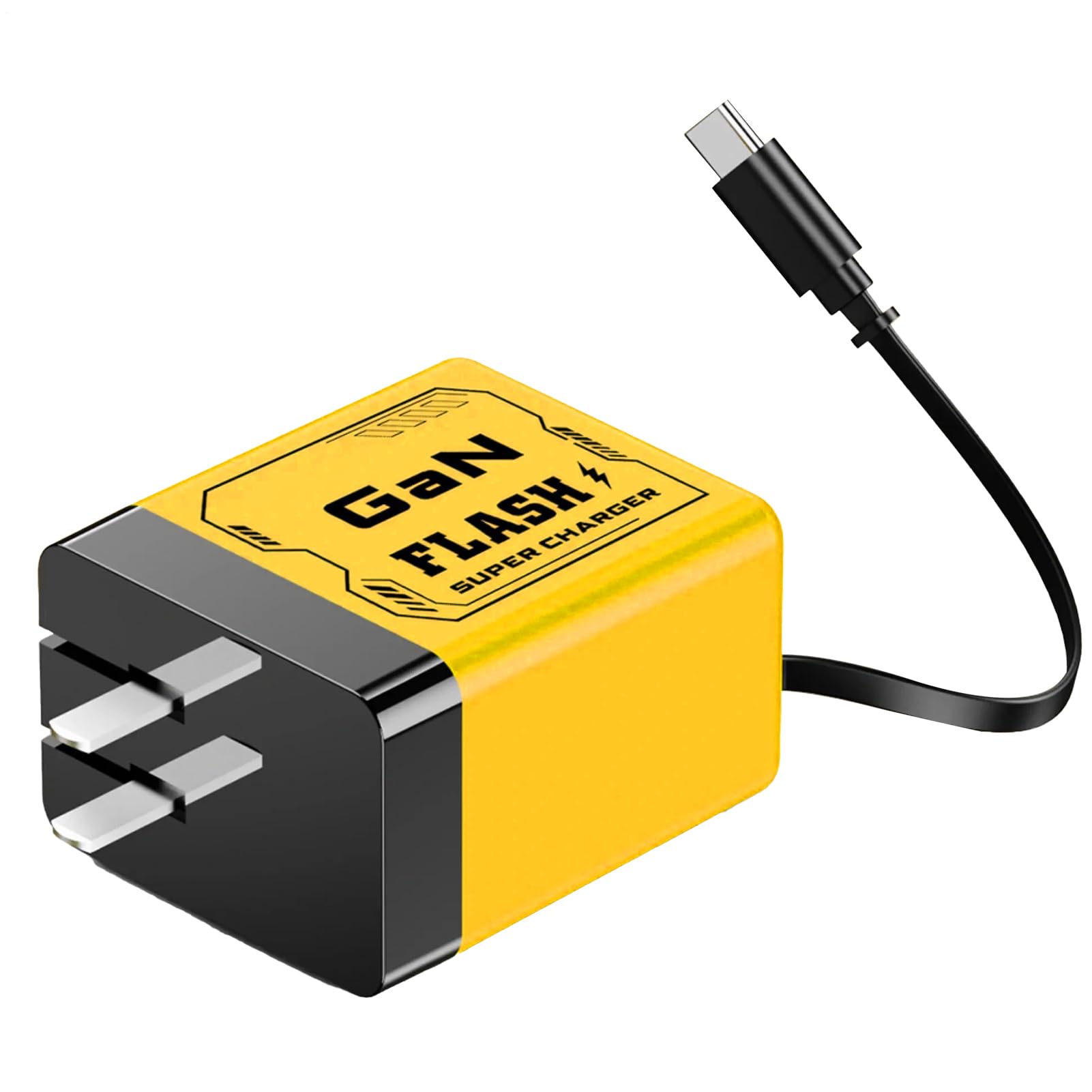 Cargador retráctil de pared 35W con dos puertos USB para el hogar 8
