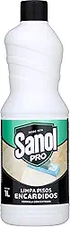 Limpa Pisos Encardidos, Sanol Pró, 1 litro, Branco