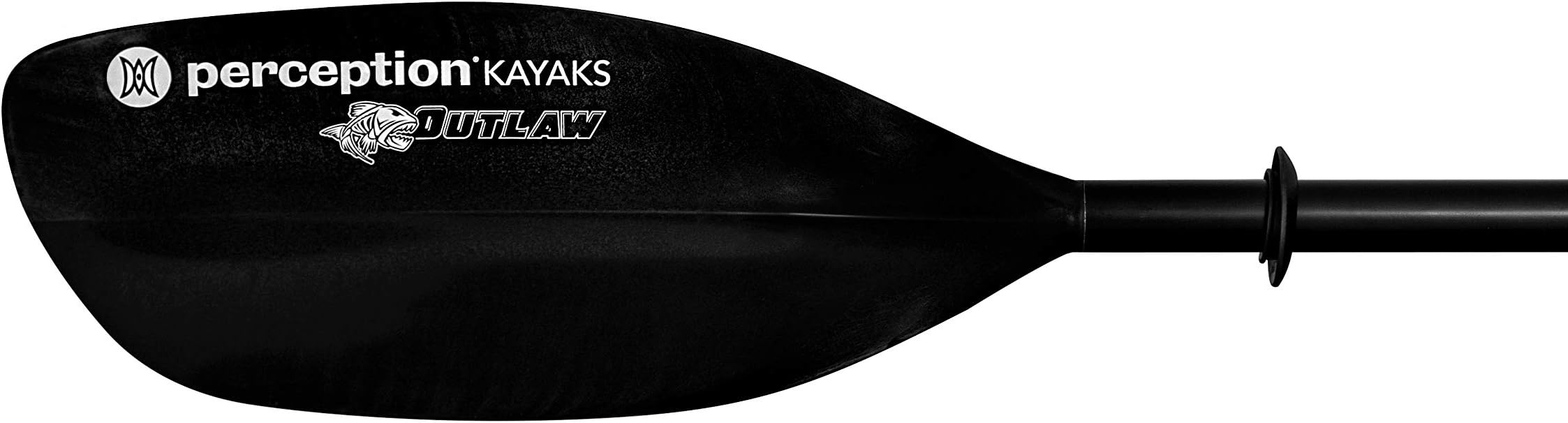 Perception Kayaks Outlaw 3-Piece Kayak Paddle | SUP - Kayak Convertible | Nylon Blade | Aluminum Shaft (90.5 in), Black (8080064)