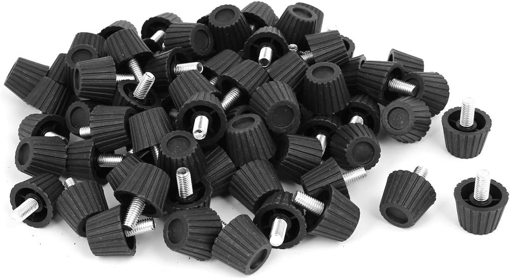 Household Office Adjustable Furniture Glide Leveling Foot Black 8mmx15mm 80pcs (50416080e68c9258b7f0de76cbc4480d)