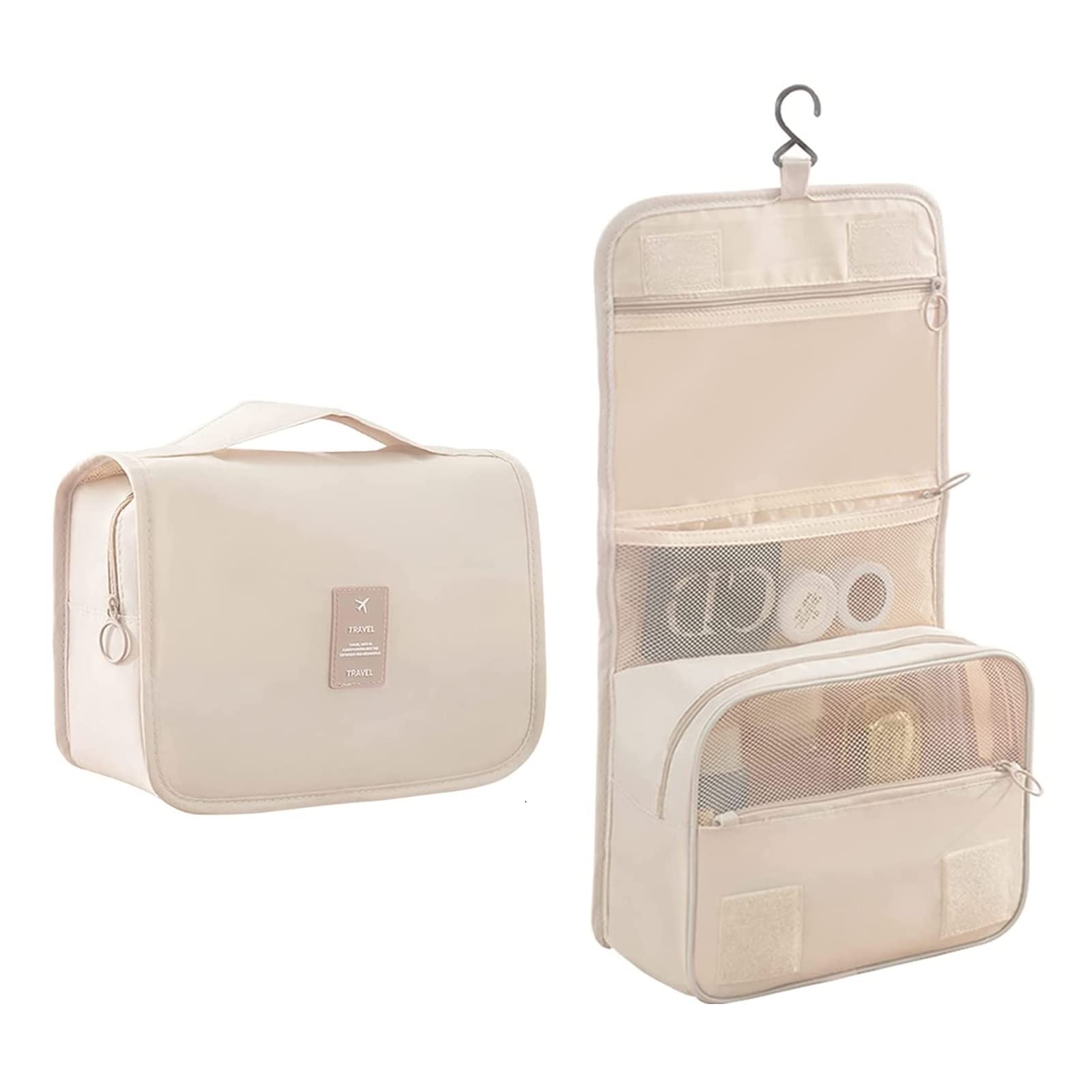 Amazon | ALLMIRA トラベルポーチ 吊り下げ ポーチ 旅行用 洗面用具