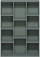 Vista 189 de Furinno - Estantería de cubos de 5 niveles serie Luder para libros y almacenamiento, color negro