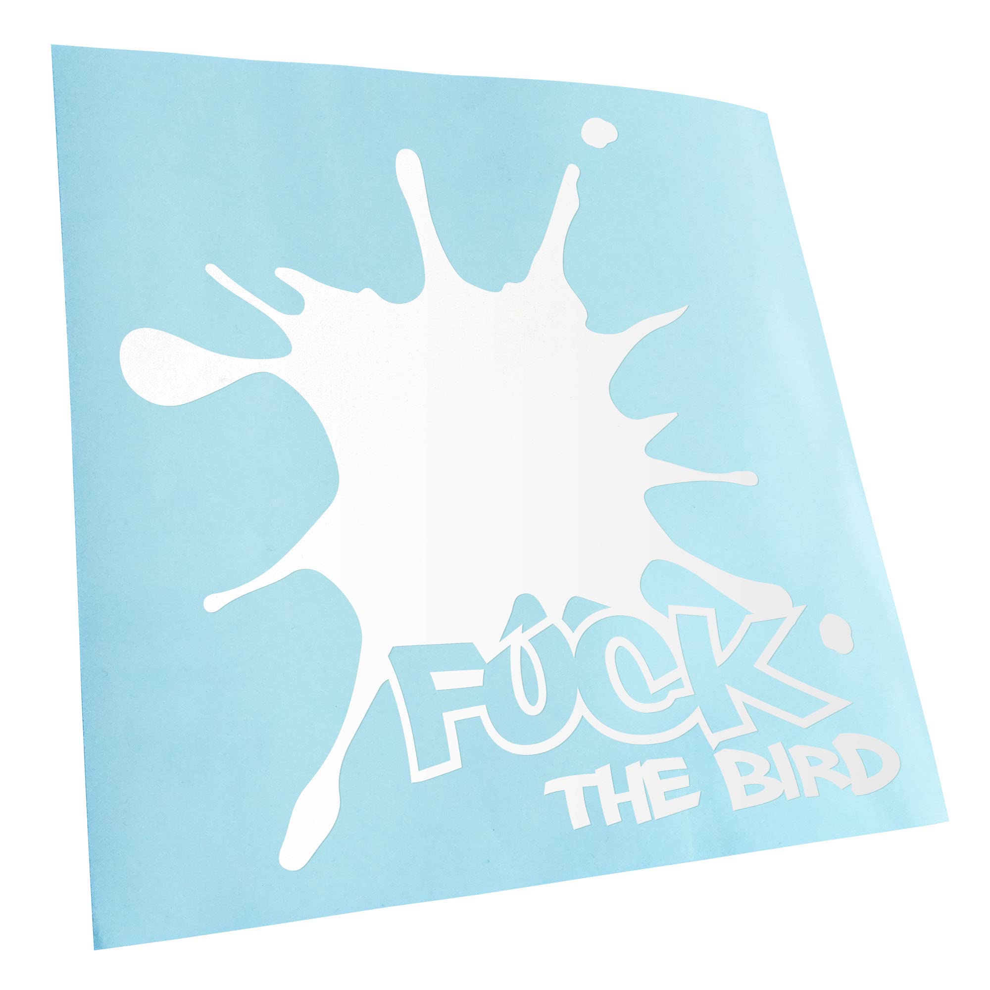 JDM Decal Sticker Racing Die Cut Fuck The Bird 10 x 10 cm