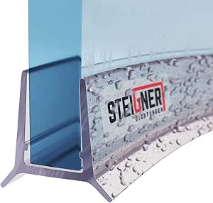 STEIGNER douchestrip, 50cm, glasdikte 6/7/ 8 mm, voorgebogen, pvc, vervangende afdichting voor ronde douches, UK07 STEIGNER douchestrip, 50cm, glasdikte 6/7/ 8 mm, voorgebogen, pvc, vervangende afdichting voor ronde douches, UK07