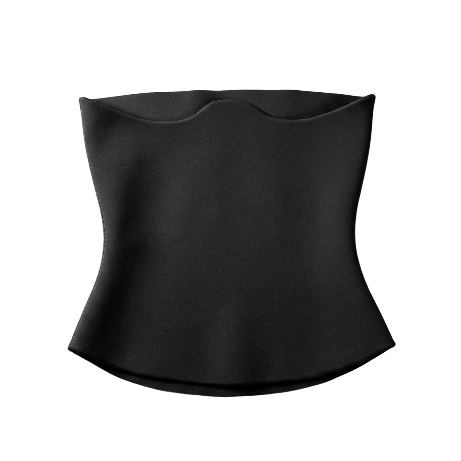 Compression Binder Full Coverage Body Strapless Waist Black-image-43
