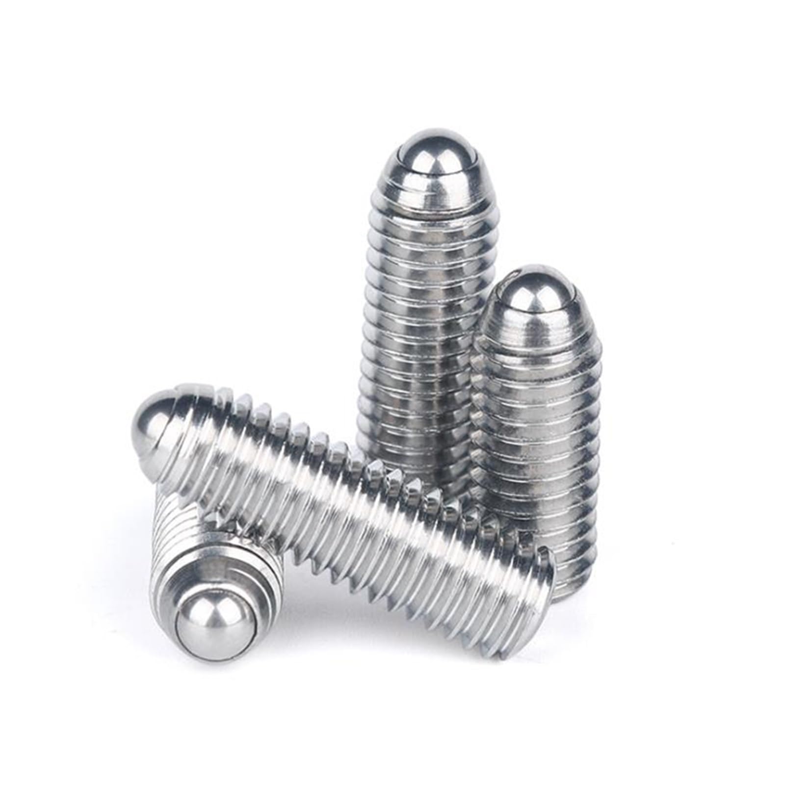 304 Stainless Steel Hex Socket Spring Plunger | M3 For Positioning: Ball Point Hex Socket Spring Plunger Grub 304 SS 10 pcs(10mm)