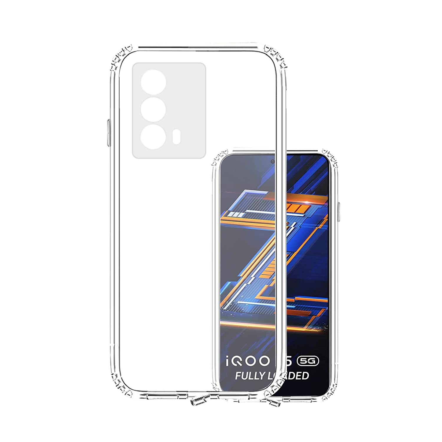 Dashmesh Shopping Mobile Back Case Cover for iQOO vivo Z5 5G (Soft Silicone Transparent) (B0BGQ6H3MR) Amazon Price History, Amazon Price Tracker