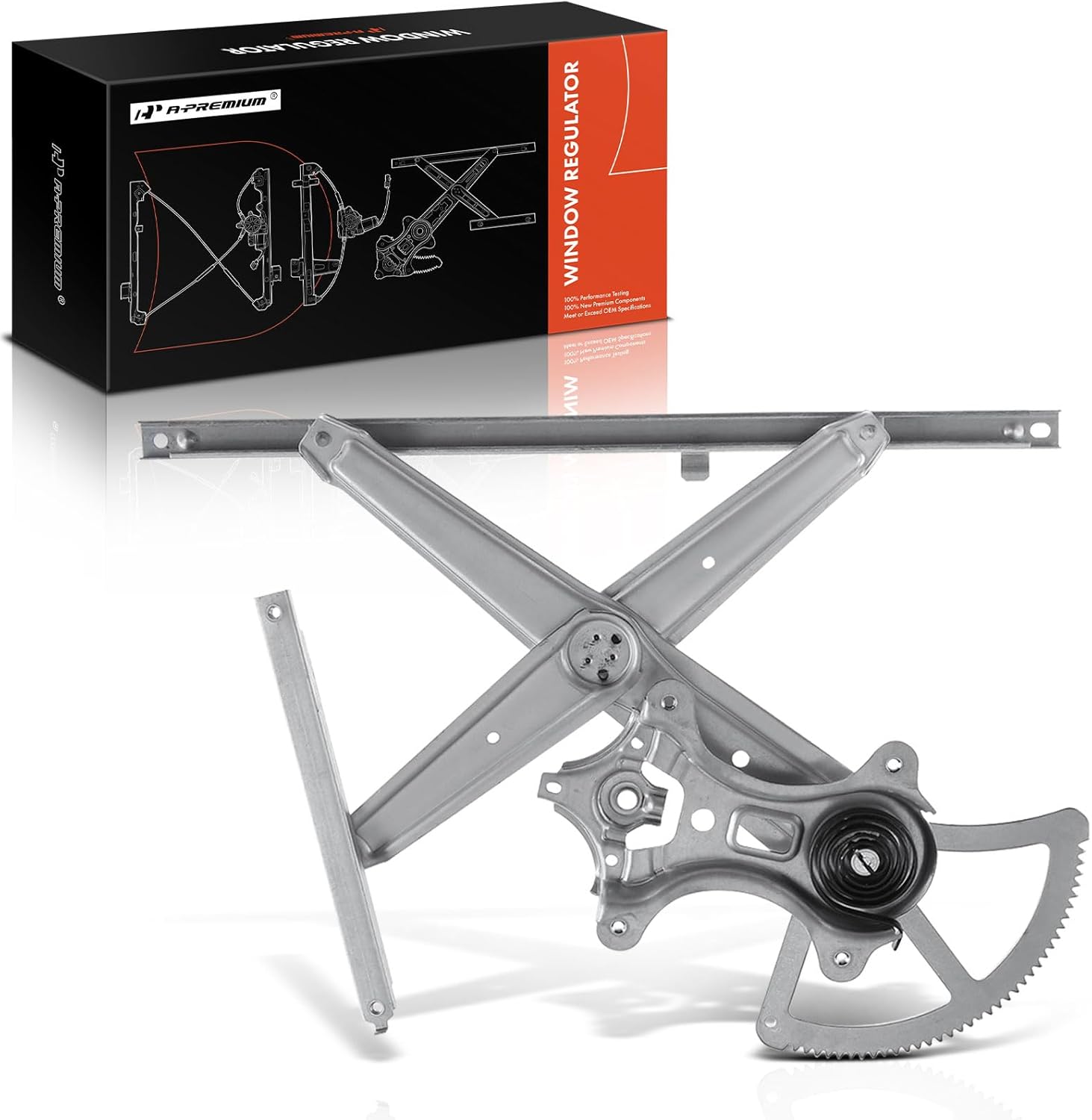 A-Premium Power Window Regulator Without Motor Replacement for Toyota 4Runner FJ Cruiser Lexus GX470 2003-2014 Front Right Passenger Side