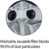 Vista 5 de ATV Tek Máscara antipolvo estilo bandana, cómoda y lavable (camuflado, talla única)