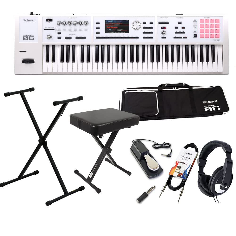 Amazon | Roland FA-06-SC スタート8点セット シンセサイザー