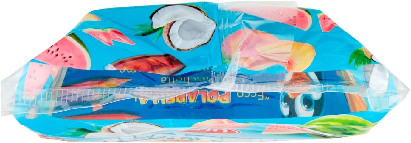4X Dolfin Polaretti Happy Summer Nuovi Ghiaccioli al Gusto di Pesca, Anguria, Cocco e Cola 420ml (2024)
