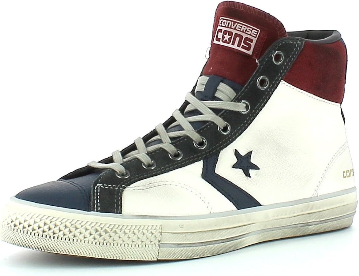 unisex leather star player high top