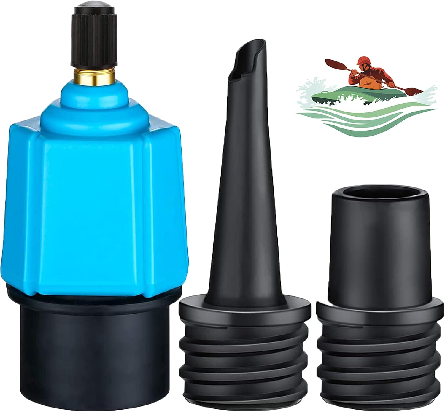 Acehome SUP Pump Adaptor, Universal Electric Air Pump Converter with 2