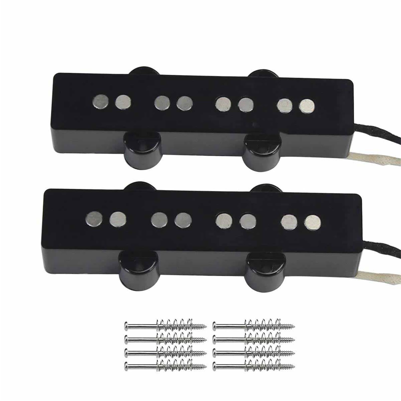 Przetwornik Do Gitary Elektrycznej Przetwornik Alnico 5 | Otwarty przetwornik mostkowy na szyję do 4-strunowego basu elektrycznego JB(Pickup Neck and Bridge)