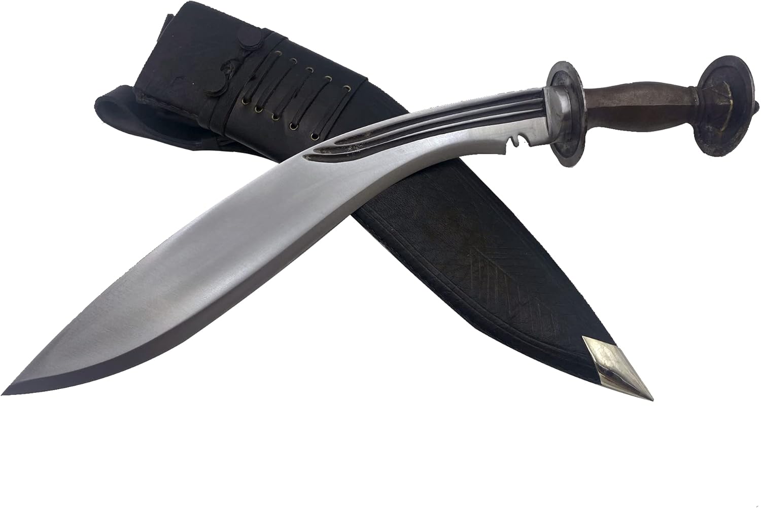 Buy Fwosi Kukri Blade 15Inch Heavy Duty Fixed Blade Knife, Prithivi Khukuri or Military Kukri