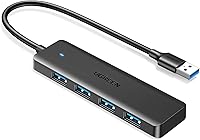 UGREEN 4-Port USB 3.0 Hub Ultra-Slim 5Gbps Expander for Laptop PC Xbox PS5 Mouse Keyboard Flash Drive
