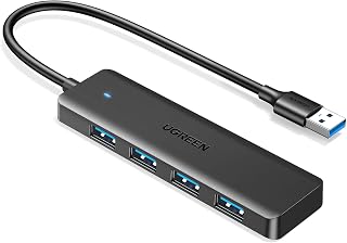 UGREEN 4-Port USB 3.0 Hub Ultra-Slim 5Gbps Expander for Laptop PC Xbox PS5 Mouse Keyboard Flash Drive