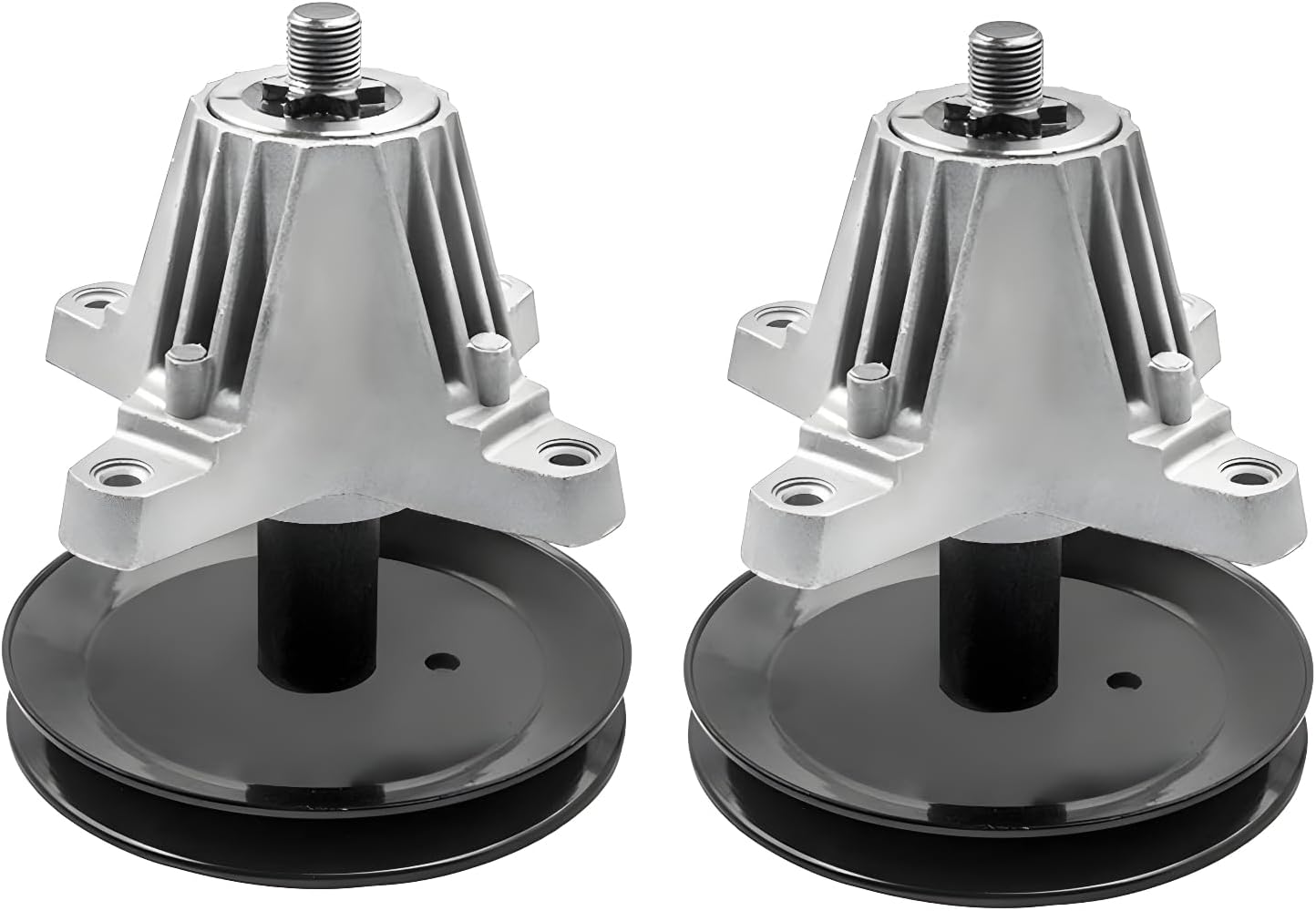 Tuningsworld 618-06991 918-06991 Lawn Mower Spindle Assembly (Set of 2) for Troy Bilt Mower 42" Deck for MTD Craftsman with Pulley T1000 T1200 TB42 TB2246