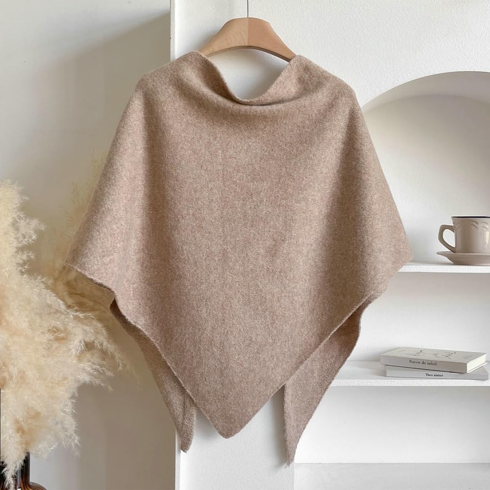 Winter Shawl Wraps Women Knitted Shawls and Wraps Cardigan Cape Wool Pashmina Shoulder Top Sweater Shawl Scarf 2025 - Image 3