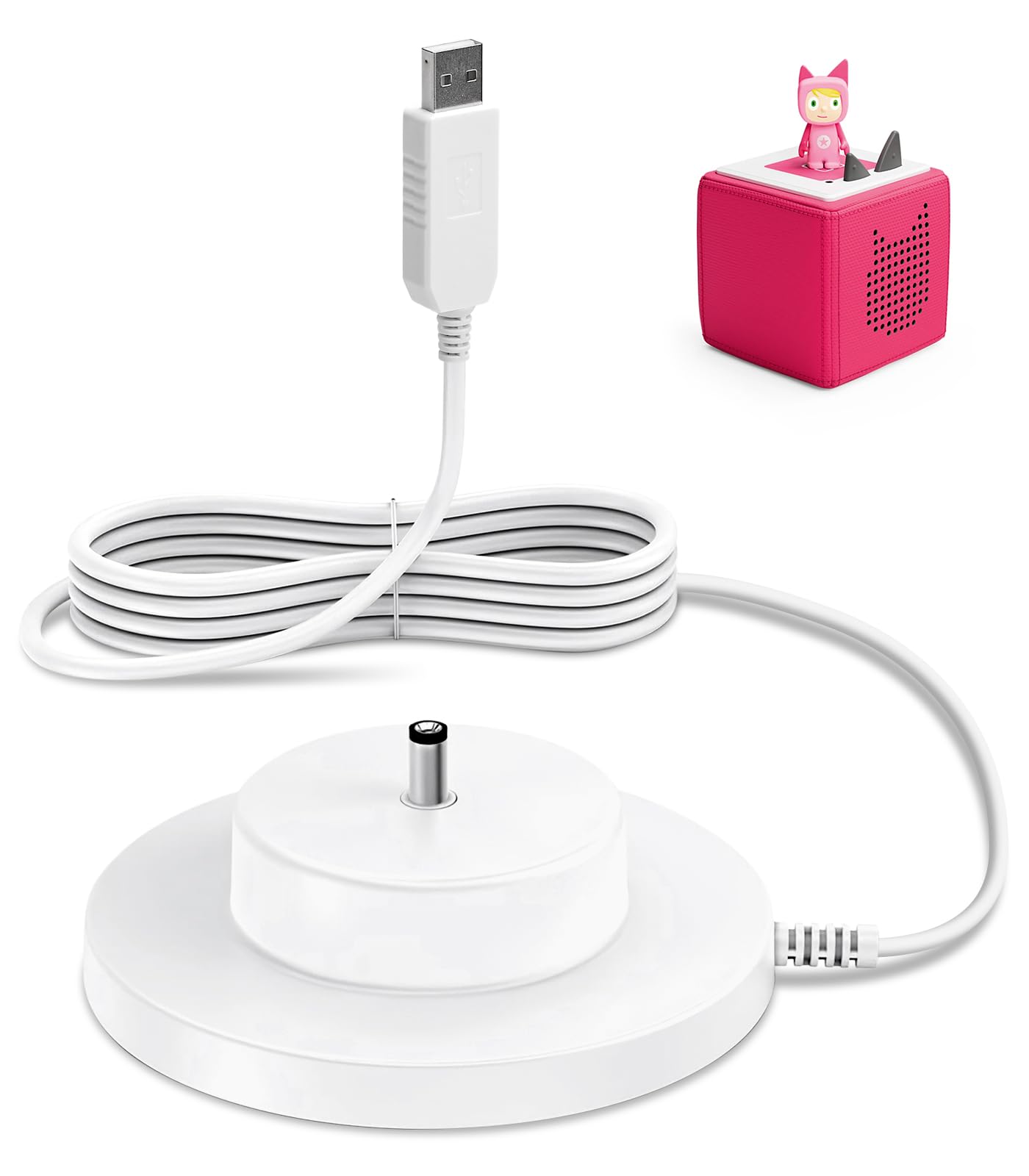USB Ladestation 9V für Toniebox Kompatibel mit für Tonie Box Audioplayer Kann die für Toniebox Ladekabel Original Ersetzen 1.8m