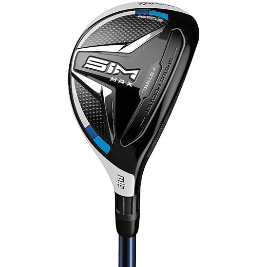 TaylorMade SIM MAX Hybrid, #5, 25 Degree Loft, Right Hand, Senior Flex