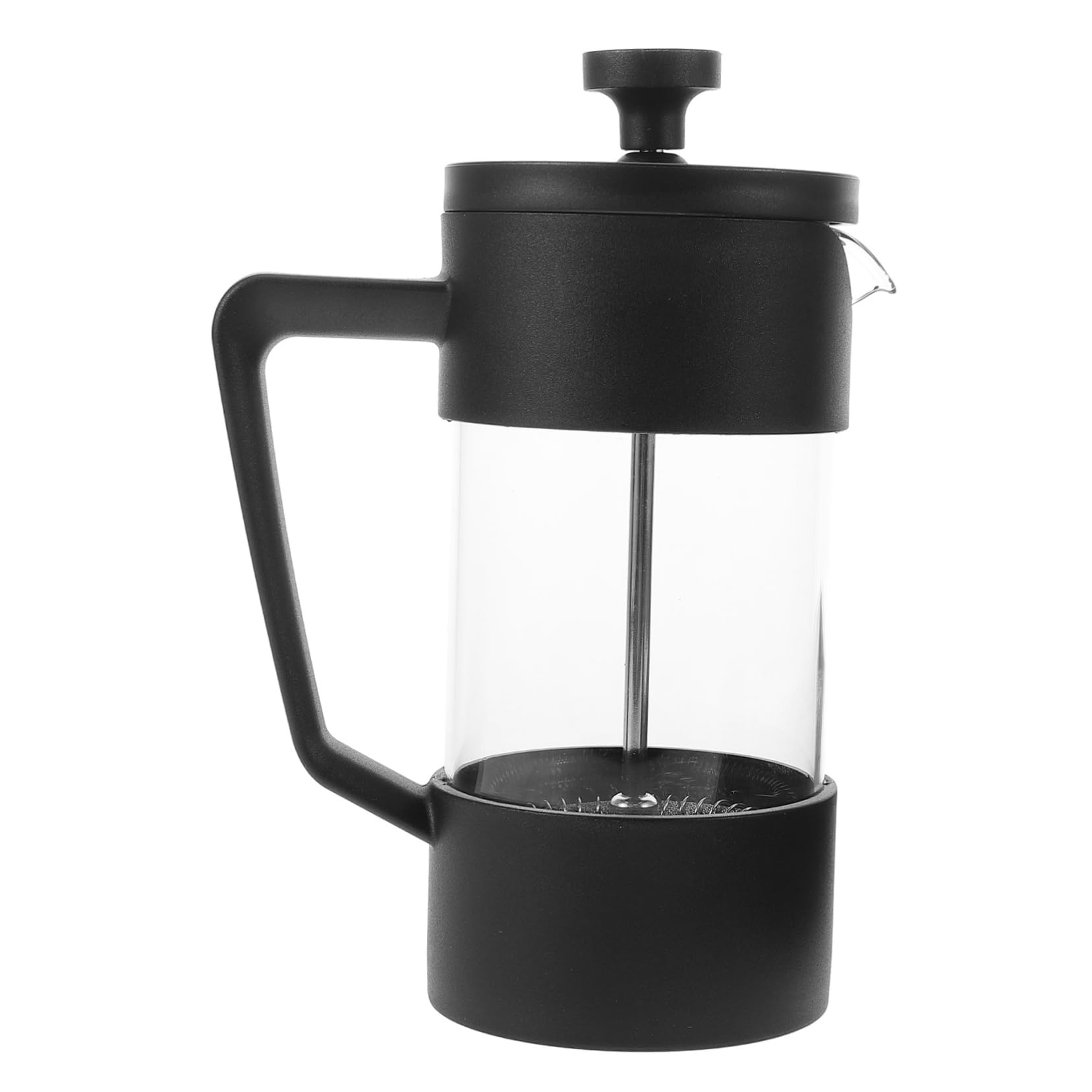 LIFKOME Portable Coffee Maker Black Versatile Brewing for Hot Cold Coffee for Camping Travel Stylish Design for Home