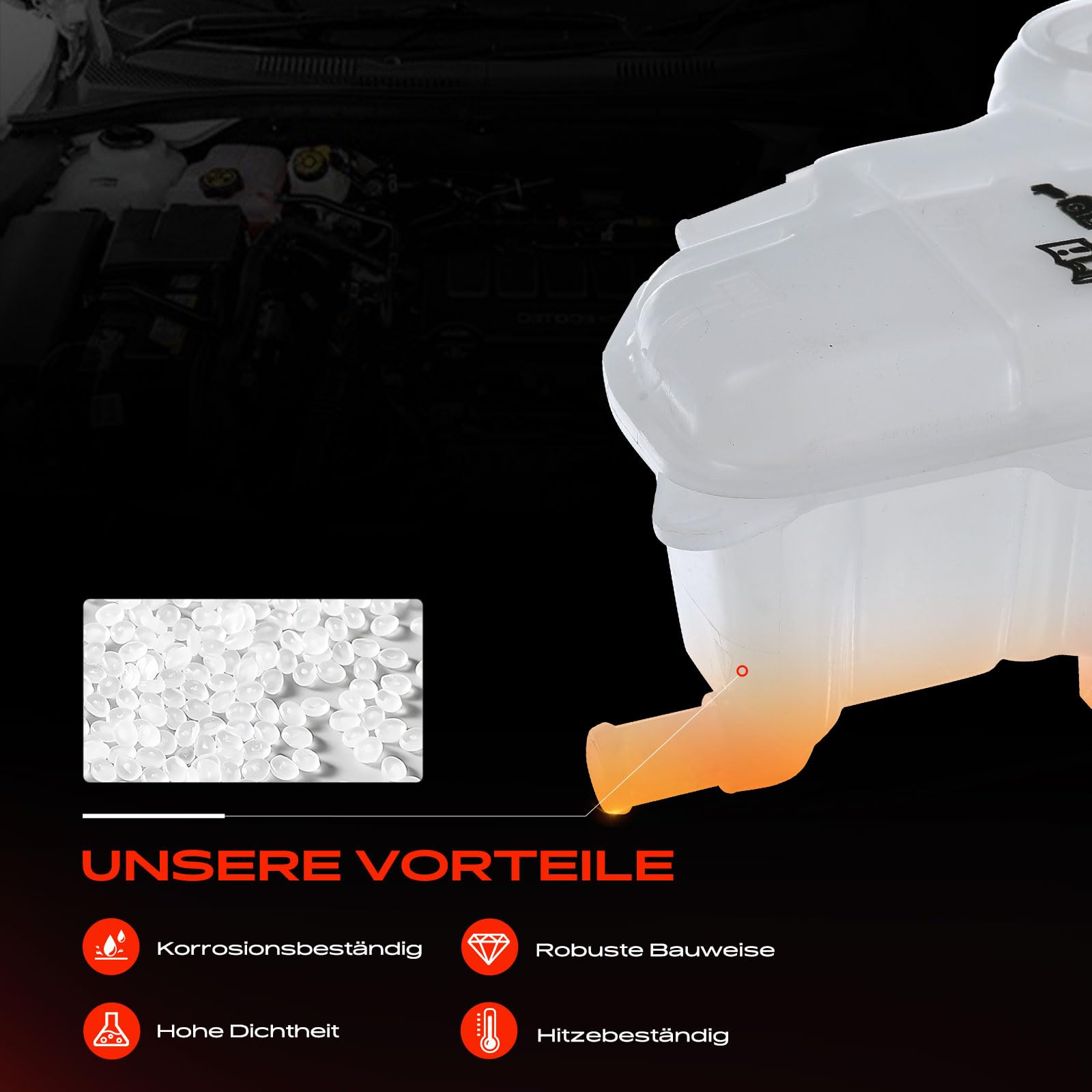 Depósito De Compensación De Refrigerante Para A4 A4 Avant 8D2 B5 1994