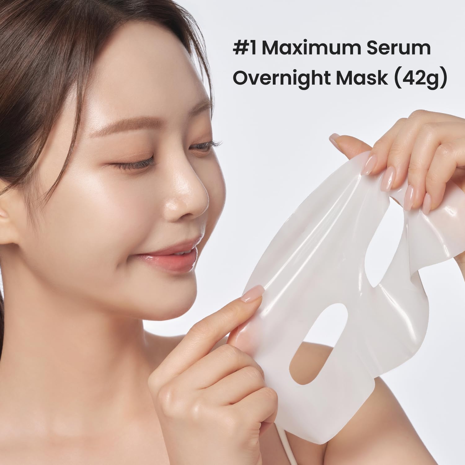 Glass Skin 14Days Miracle Kolagenowa maska nocna 42 g x 4 EA, wyższa zawartość surowicy, kwas hialuronowy, serum niacynamidowe, koreańska maseczka na twarz