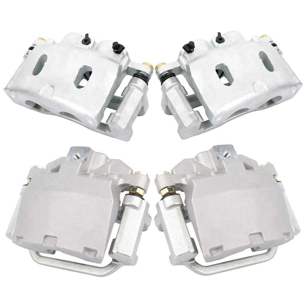 SCITOO Front &amp; Rear 18-B5031 18-B5030 18-B4919A 18-B4918A Brake Calipers | Fit For Cadillac Escalade 2008-2016,For GMC Sierra 1500 2007-2017,For GMC Yukon 2008-2017 With Bracket 4PCS