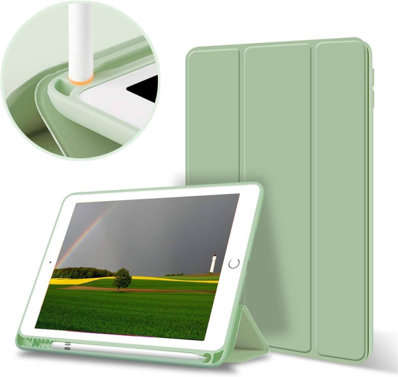 Hülle Ipad 9 Generation Mit Stifthalter aoub Neues iPad (2019 7. Generation / 2020 8. Generation/2021 9