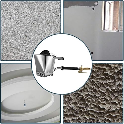 Miniatura 8 de Rociador dual del estuco del uso para el arma neumática del mortero del cemento de las paredes y de los techos con la cubierta