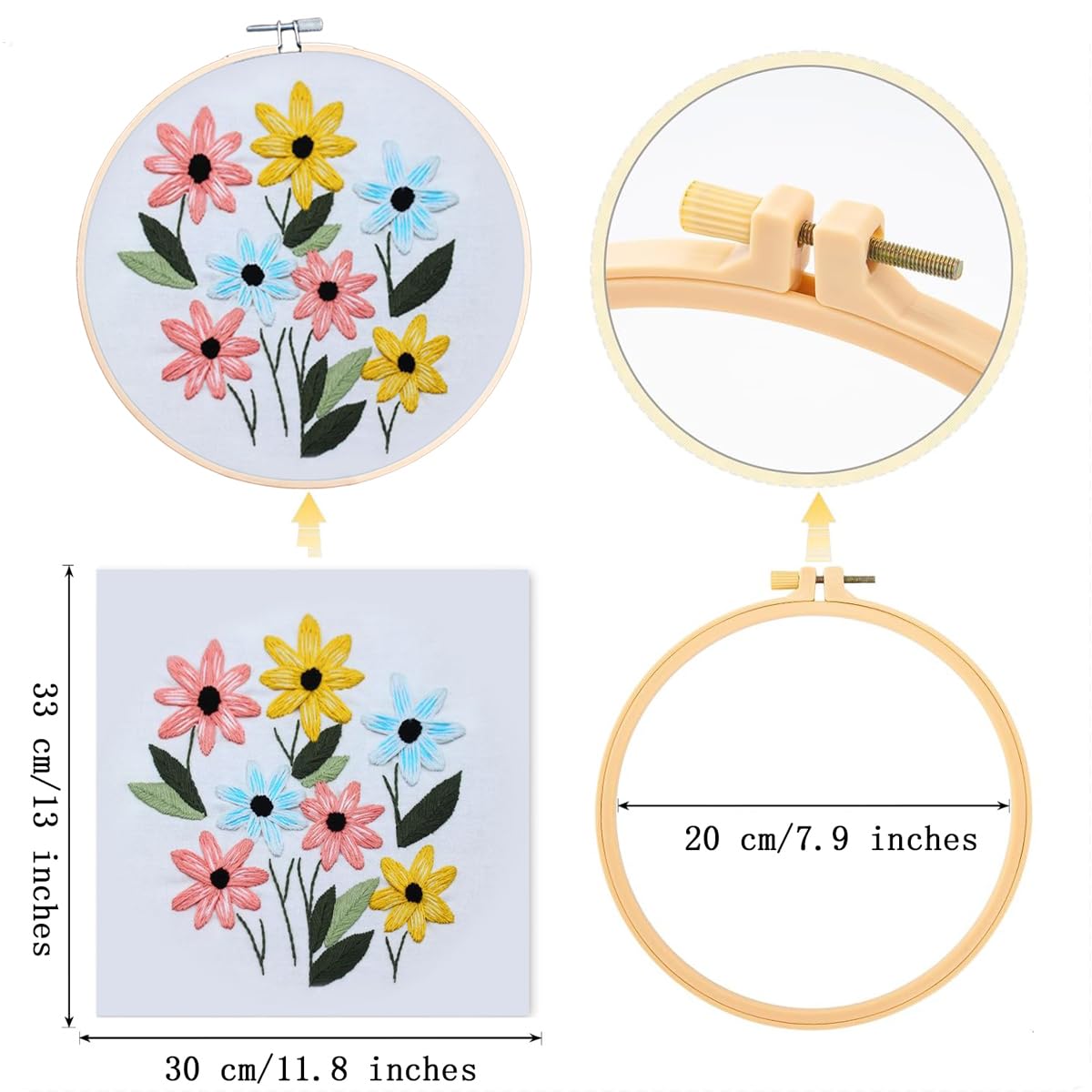 Kit De Point De Croix Kit De Démarrage De Broderie, Bricolage Broderie