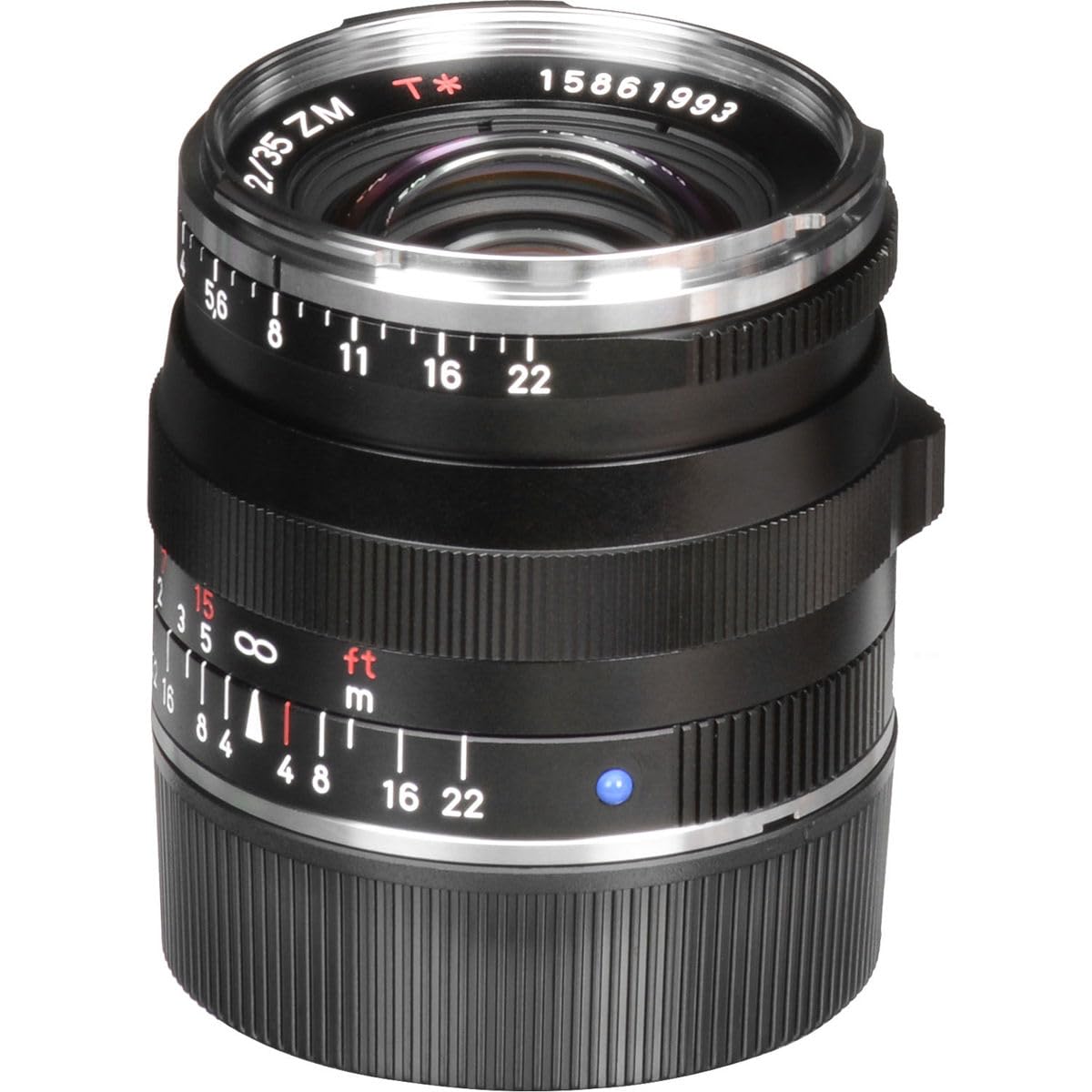 Carl Zeiss 1365-659 - Obiettivo a telemetro per montatura LEICA M, Biogon T 2/35 ZM, nero