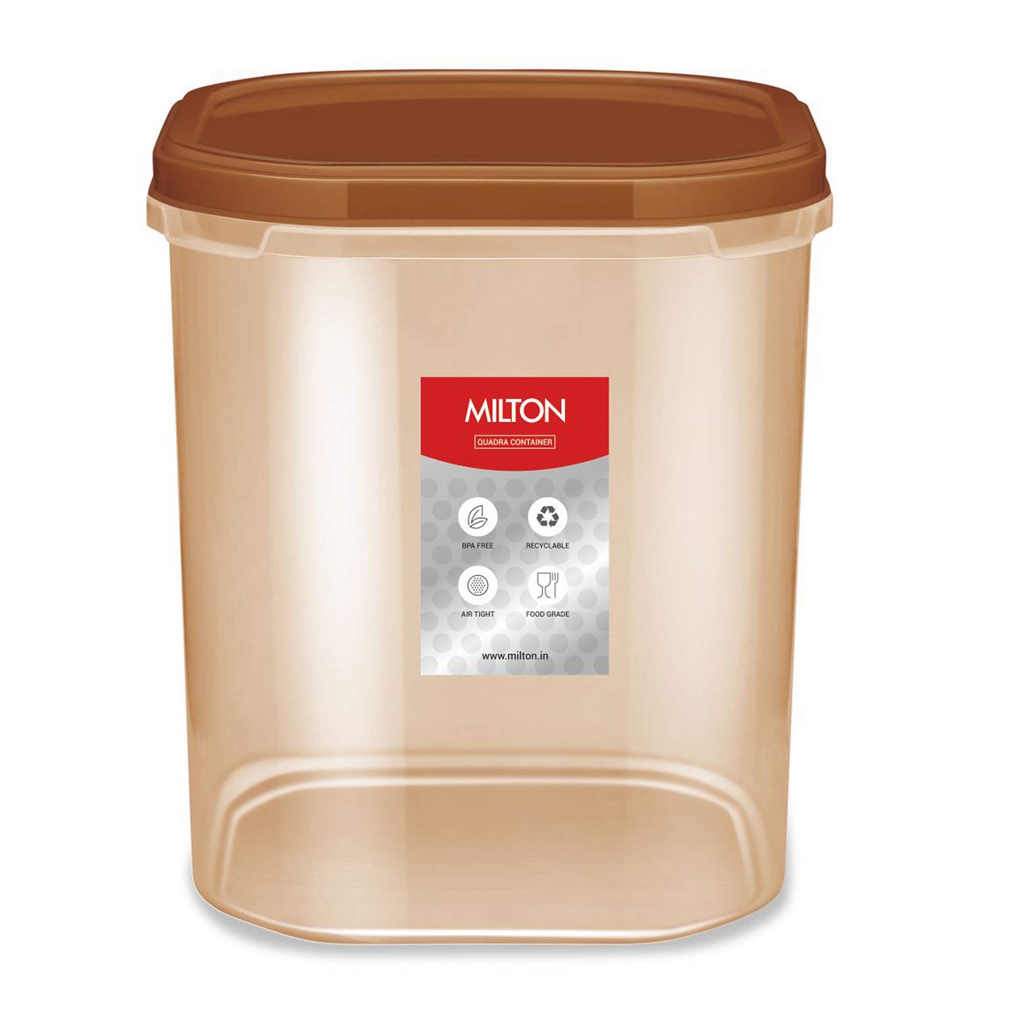 See full amazon price history chart for MILTON Quadra 16 Modular Multi-Purpose Plastic Container with Lid, 16000 ml, Brown, Kitchen Storage Container Set for Spices, Atta, Grains Organizers, Transparent Dabba MILTON Quadra 16 Modular Multi-Purpose Plastic Container with Lid, 16000 ml, Brown, Kitchen Storage Container Set for Spices, Atta, Grains Organizers, Transparent Dabba (B085198Y7M) Amazon Price History, Amazon Price Tracker