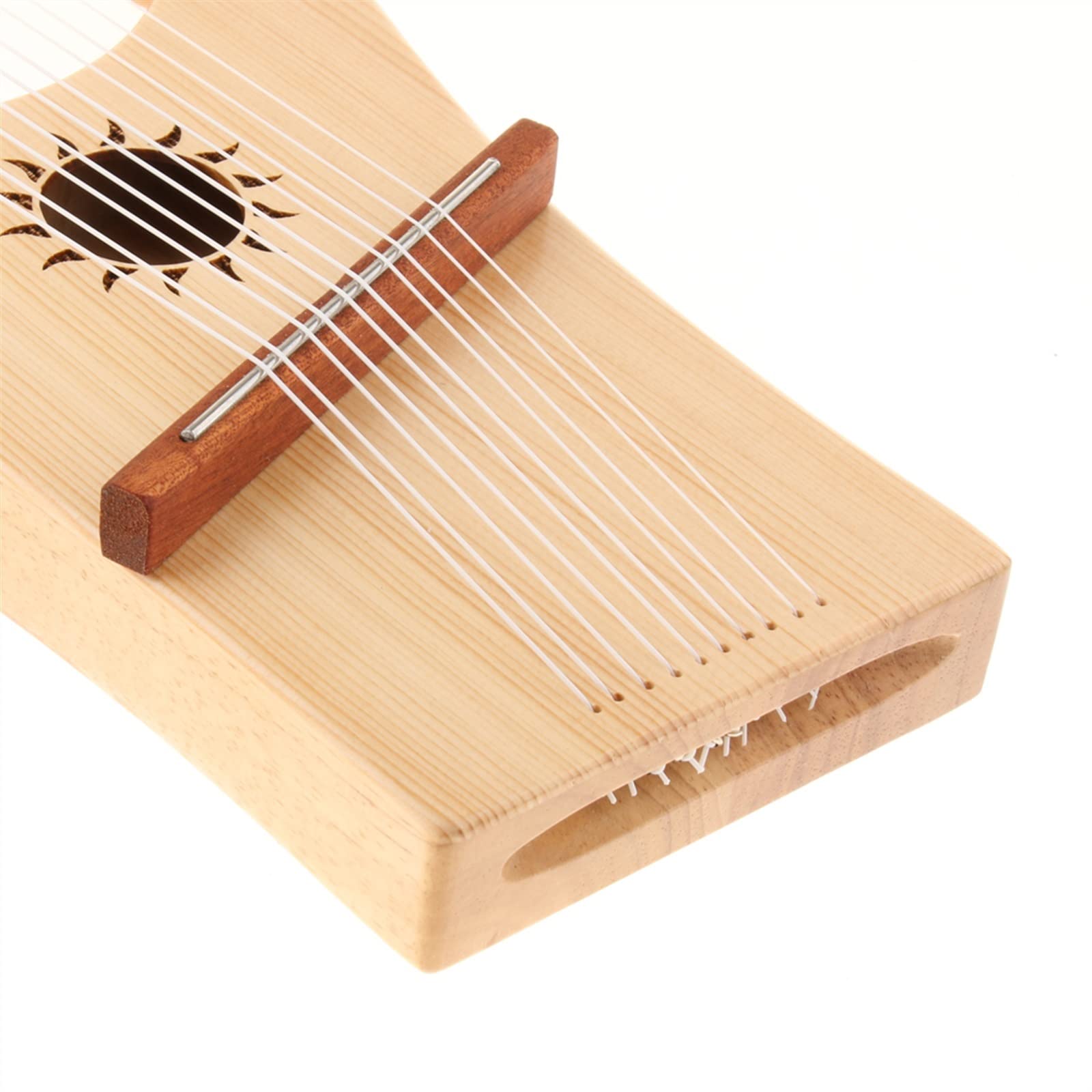Harfen Exquisite 10-saitige Leierharfe Mit Stimmschlüssel-Aufbewahrungstasche