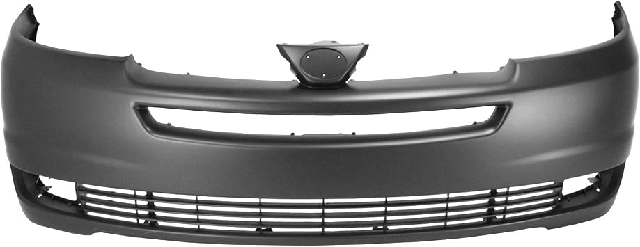 BUMPERS THAT DELIVER - Primered, Front Bumper Cover Fascia Compatible with 2004 2005 Toyota Sienna Van 04 05, TO1000272