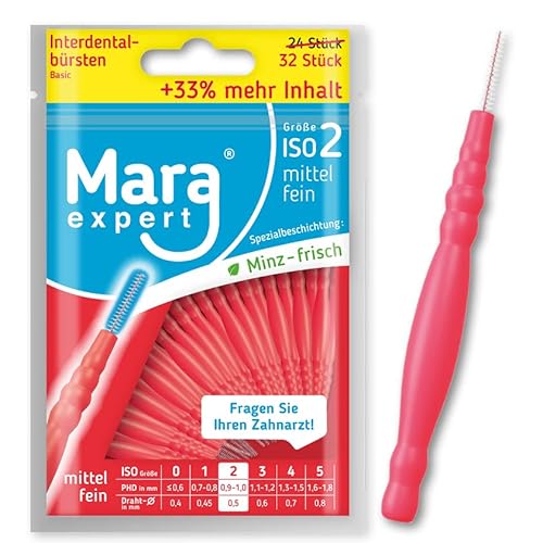 Mara Expert Spazzole Interdentali Basic 0,5 mm ISO 2 Rosso