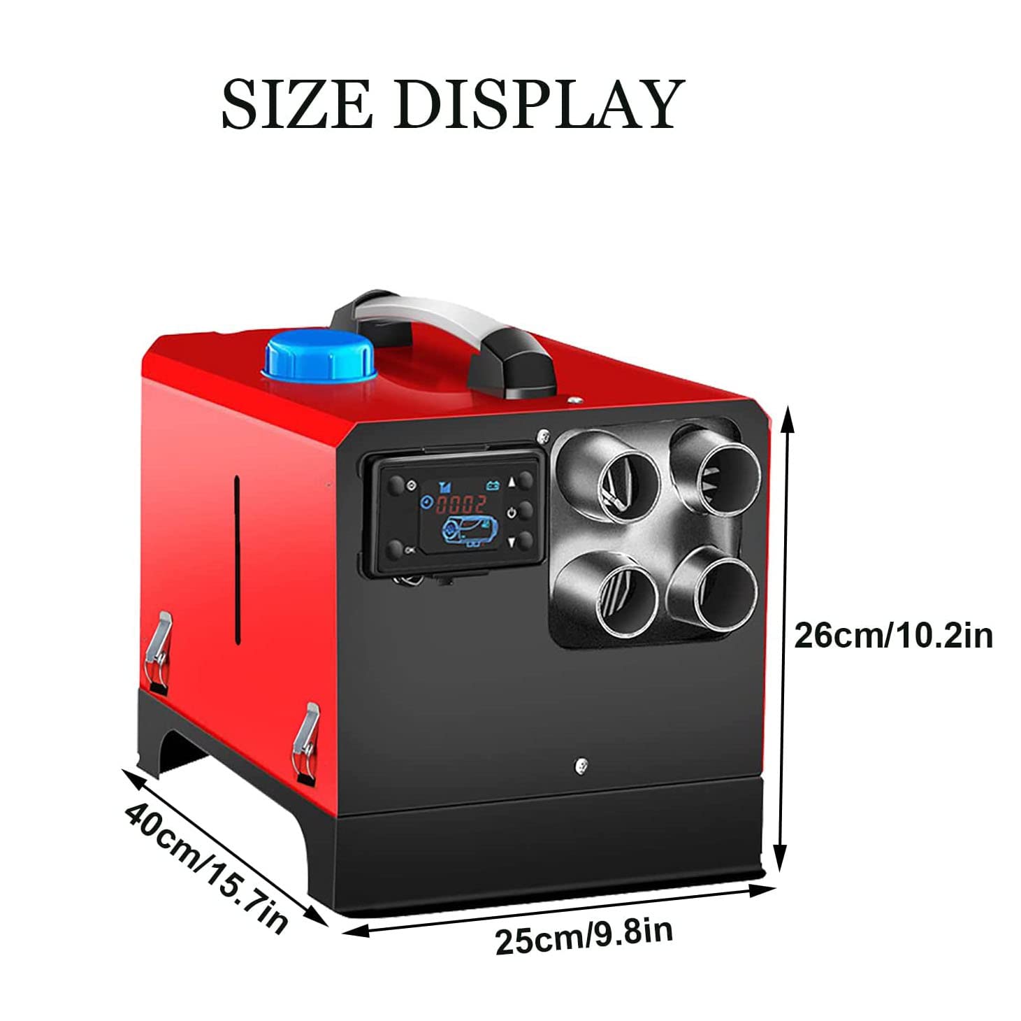 Ogrzewanie postojowe Diesel Air 5KW 12V/24V All-in-One, wyświetlacz LCD, pilot zdalnego sterowania, do ciężarówki, kempingu, domu wędkarskiego, łodzi rybackiej, 24V