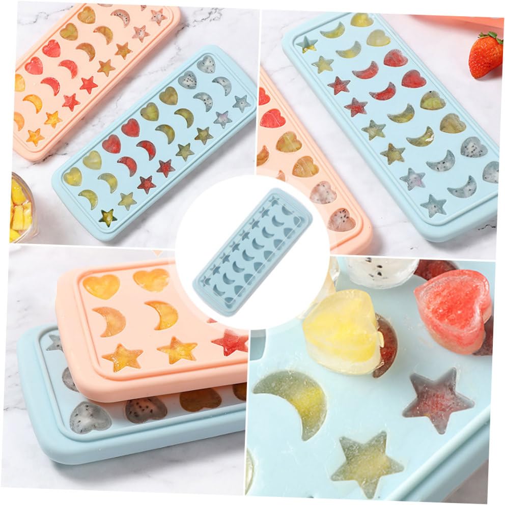 Molde de cubitos de hielo DECHOUS con tapa y 24 cavidades miniatura 7
