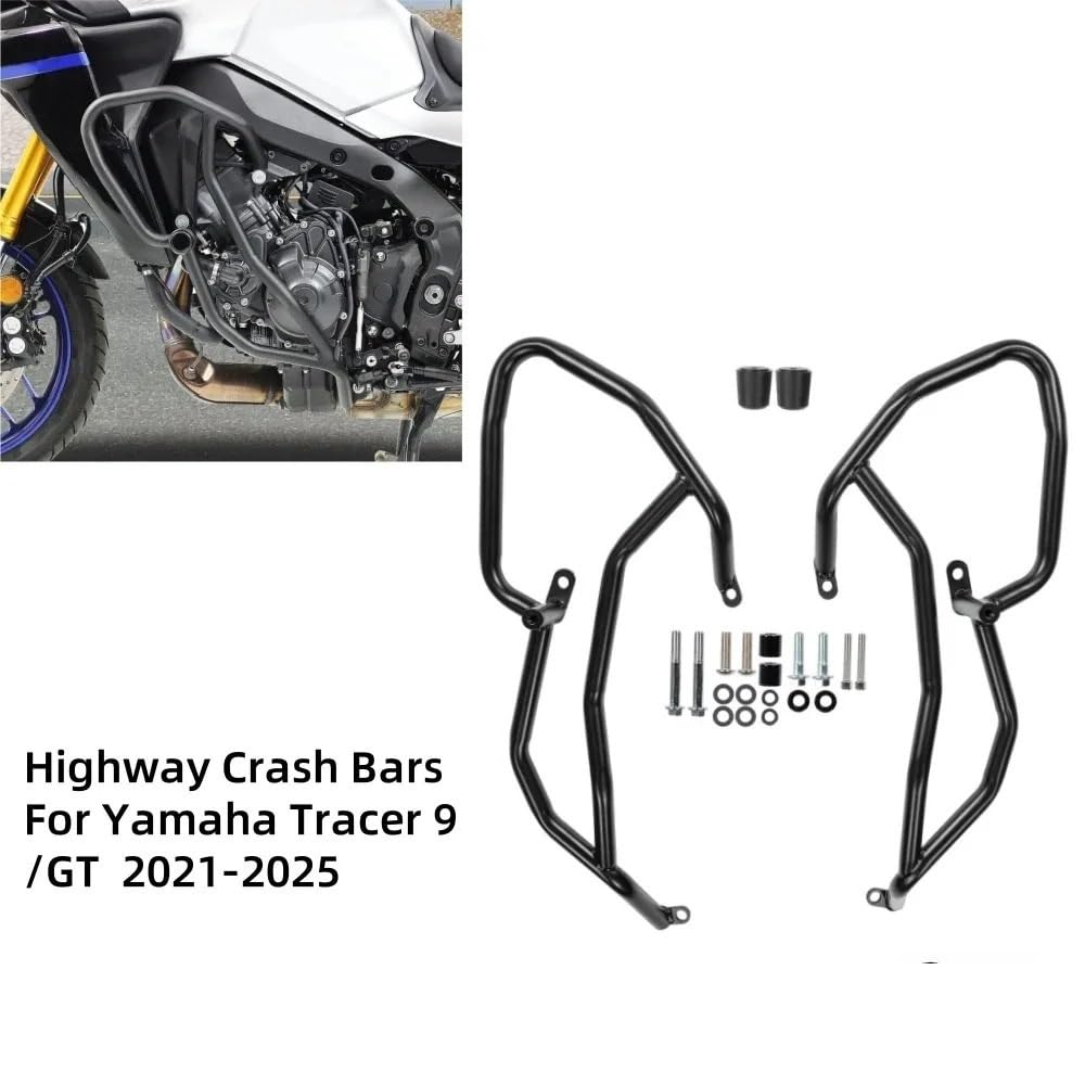 bloków zderzaka Pasuje do Yamaha Tracer 9 GT osłona silnika zderzak autostrada paski awaryjne rama zderzaki ochronne 2021-2025 Gmoli Motocyklowych