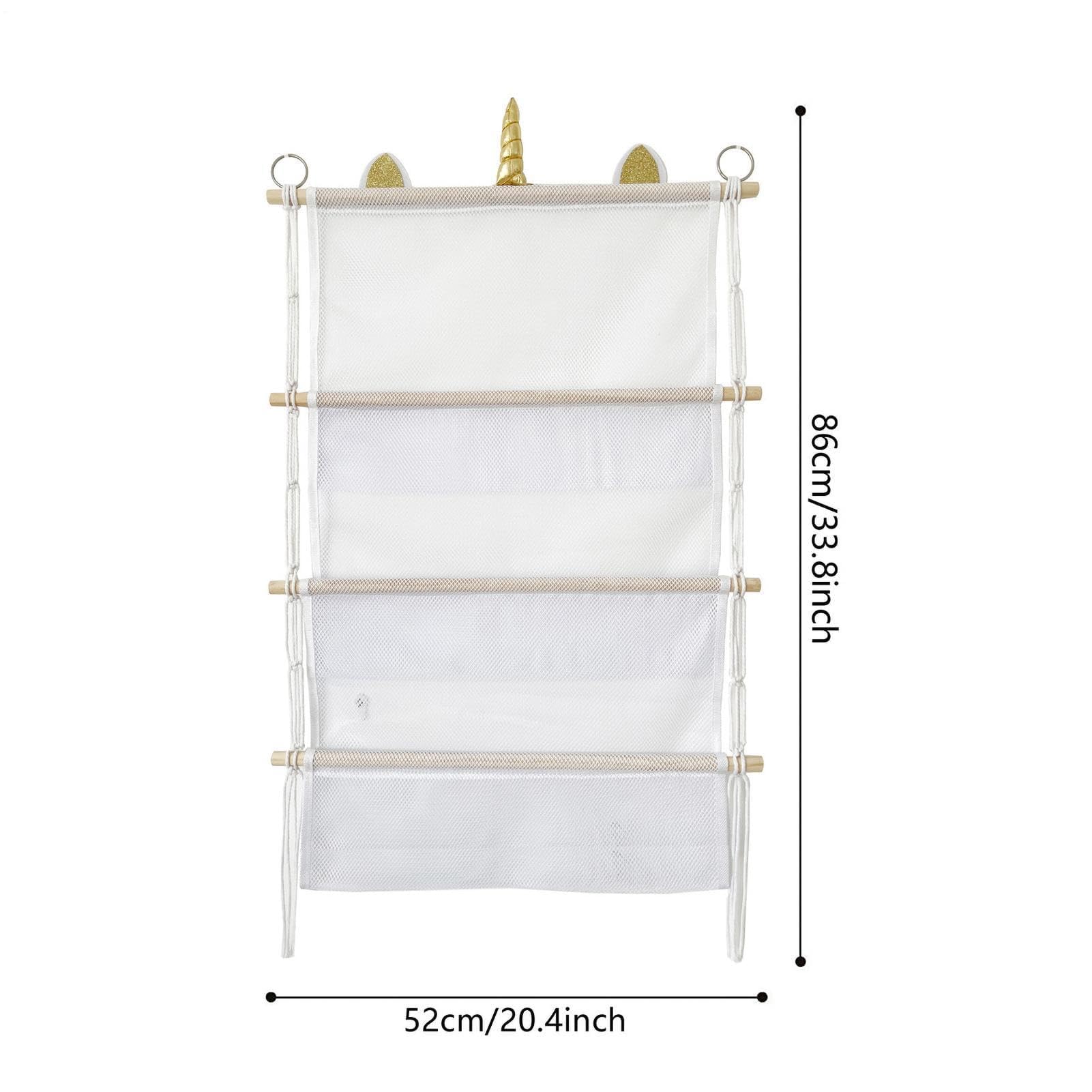 Fabric Toy Storage Net, Kids' Room Toy Organization Solution, Decorative Toy Holder